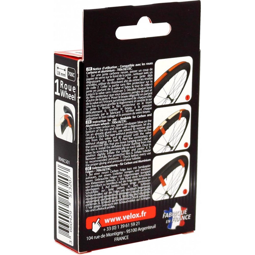 VELOX Double Sided Tape - JANTEX14 - Tubular Wheels 700 x 18mm 2m Length