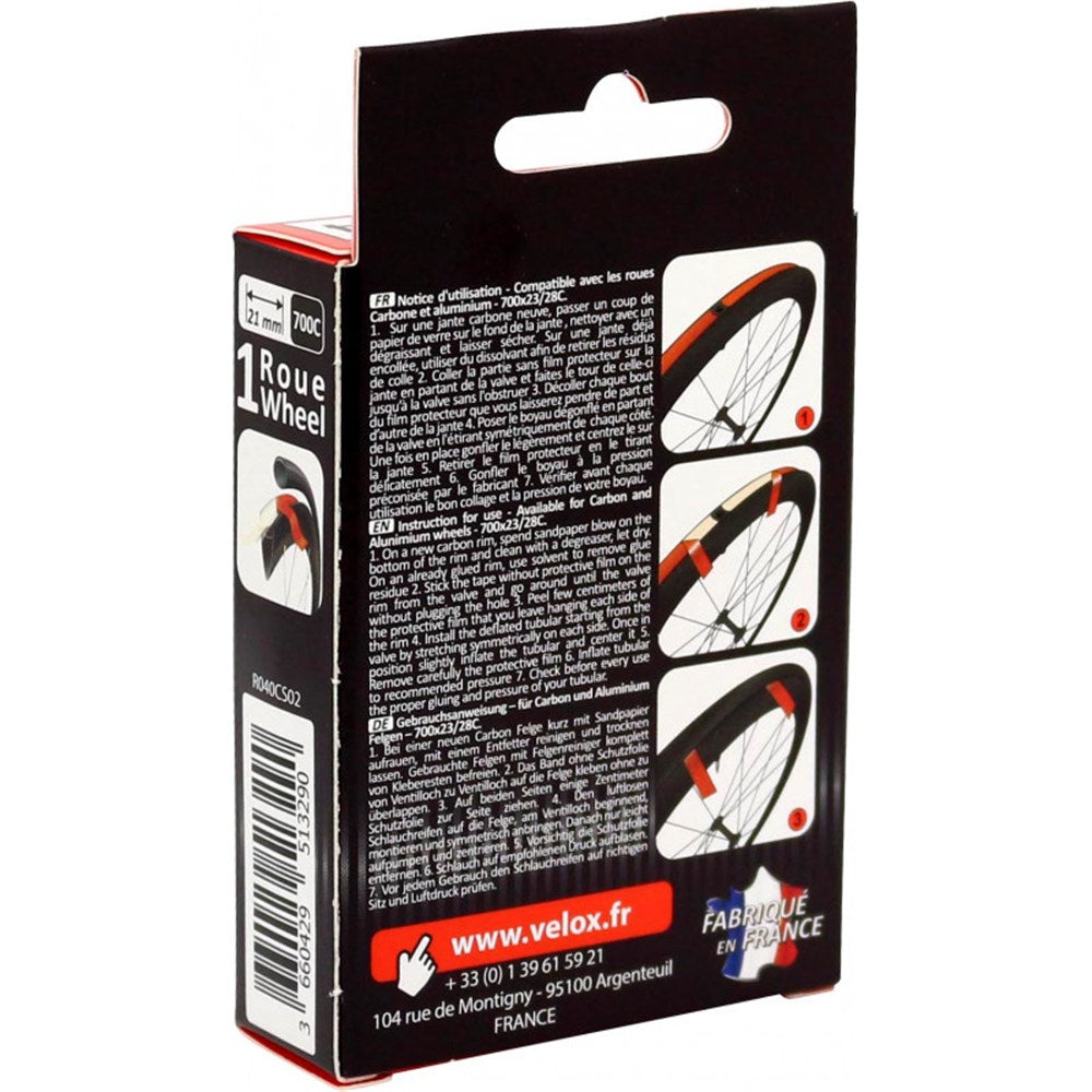 VELOX Double Sided Tape - JANTEX14 - 1 Tubular Wheels 700 x 21mm