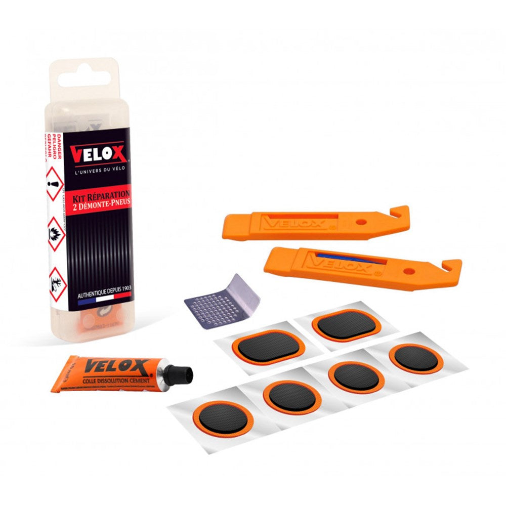 VELOX Repair Kit - Includes 4 Small - 2 Medium - Glue - 2 Levers