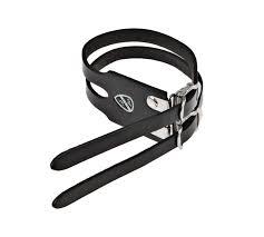 WELLGO Wellgo Dual Leather Strap Bk