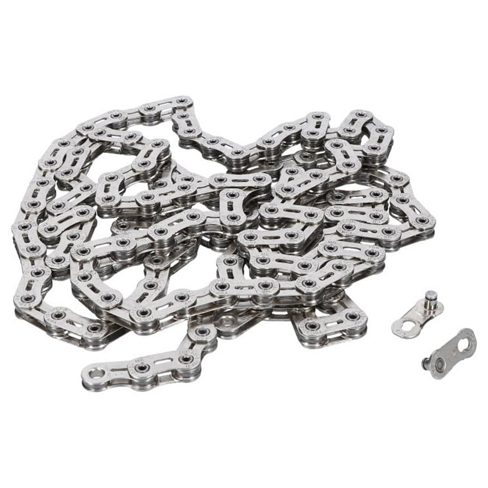 YABAN Chain - 12 Speed MK120 Flat Top 126 Link - Hollow - Silver