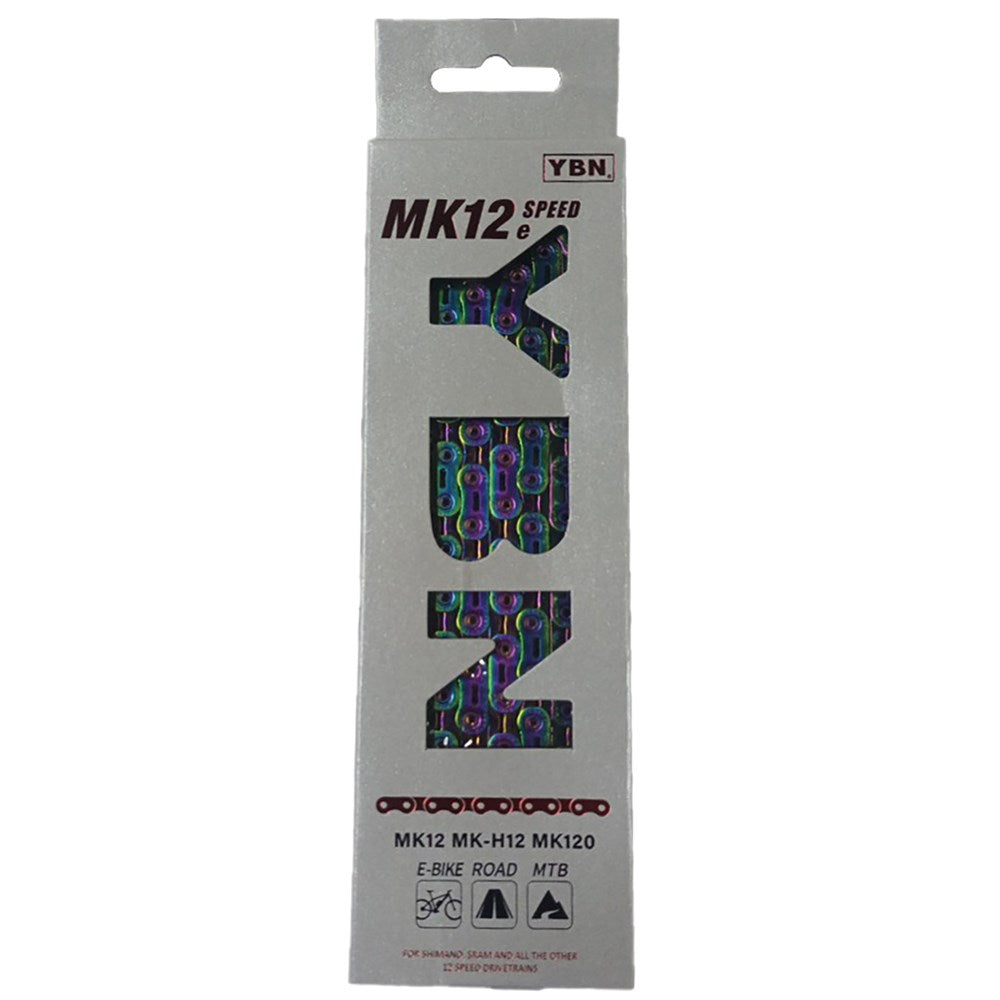 YABAN Chain - 12 Speed Flat Top E-BIKE MK12E - 136L Neo Rainbow