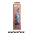 YABAN Chain - 12 Speed - S2 - 1/2 X 11/128 X 126L - Solid Pin & Plate - 5.25mm - Silver/Grey