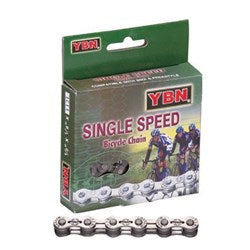 YABAN Chain - Single Speed E-BIKE 512E - S2 - 1/2 X 1/8 X 136L - Silver/Silver
