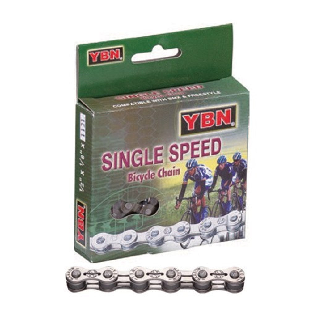 YABAN Chain - Single Speed SLA S410 - 1/2 X 1/8 X 116L - Silver