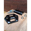 TRANZX Dropper Post Spare Part - YSP15 Seat Post Clamp Inc Bolts - Black