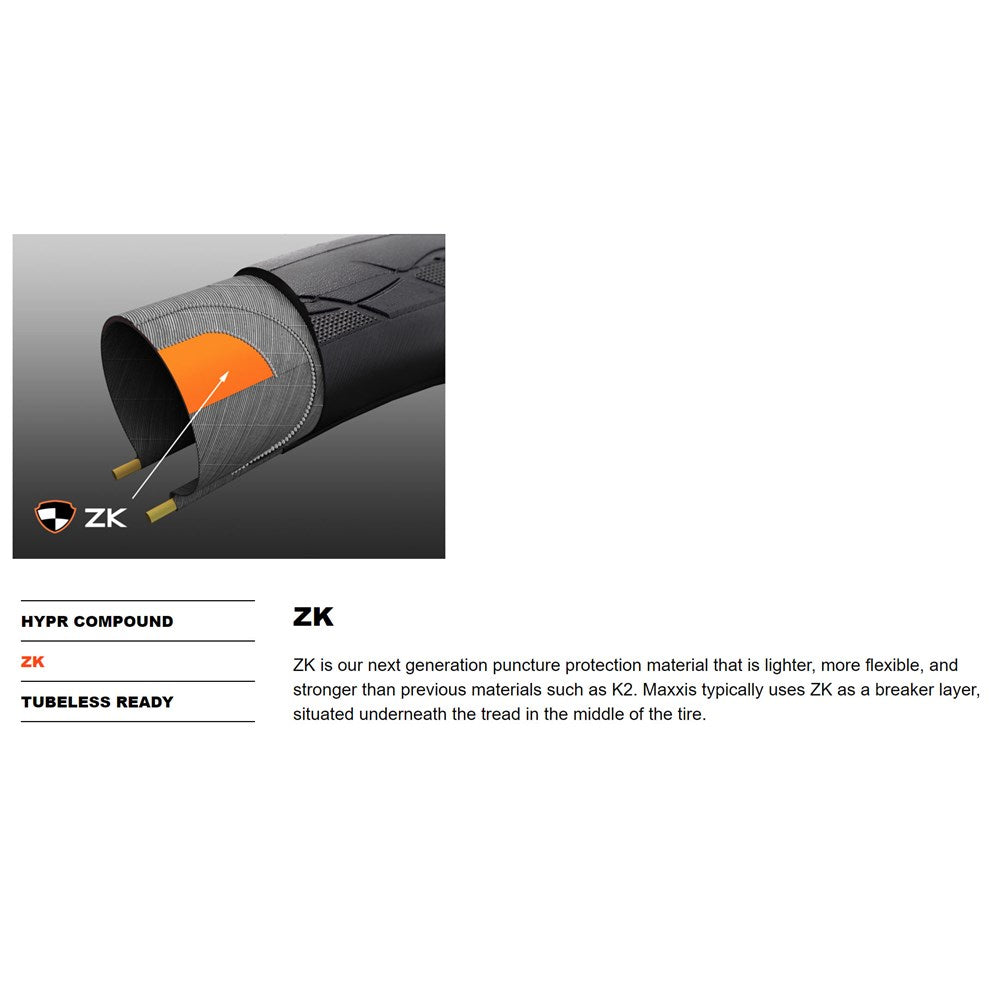 MAXXIS HIGH ROAD 700 X 25 TUBULAR HYPR-S/ZK/ONE70 (Team Edition) 80mm Modular valve stem with removable valve core