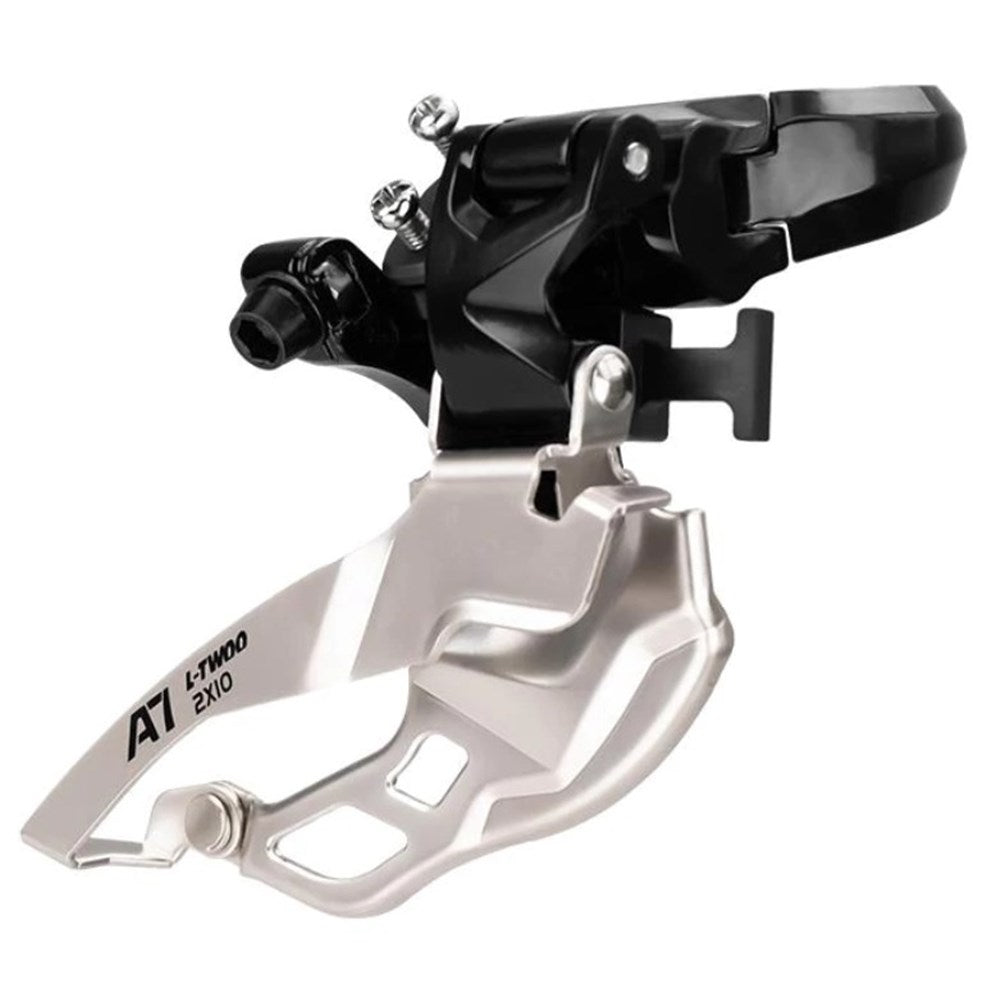 LTWoo MTB Front Derailleur - A7 Series - 2x10 Speed - Low Clamp Mount - Dual Pull Down Swing