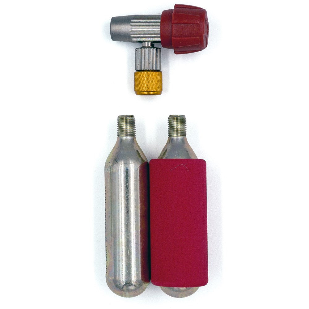 QBP Co2 16g - 2 PCS + Screw Regulator Head