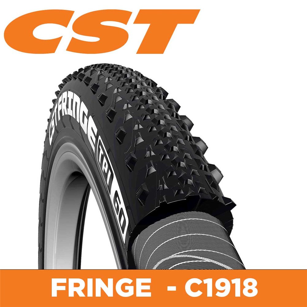 CST Tyre Fringe 24 x 2.80 Wire 60 TPI - 704g - Dual Compound - C1918