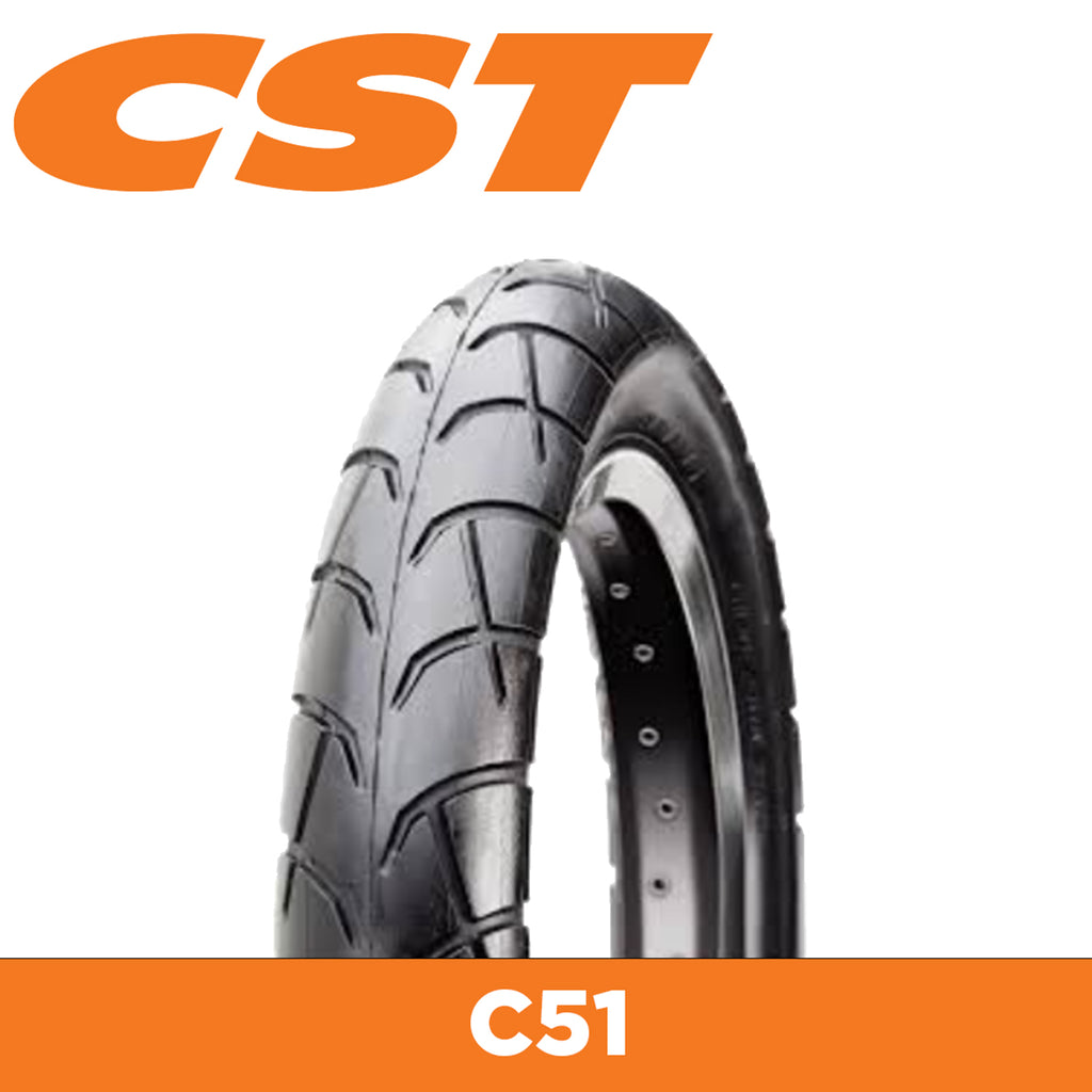 CST Tyre 12 1/2 x 2 1/4 - Slick - Wirebead - C51