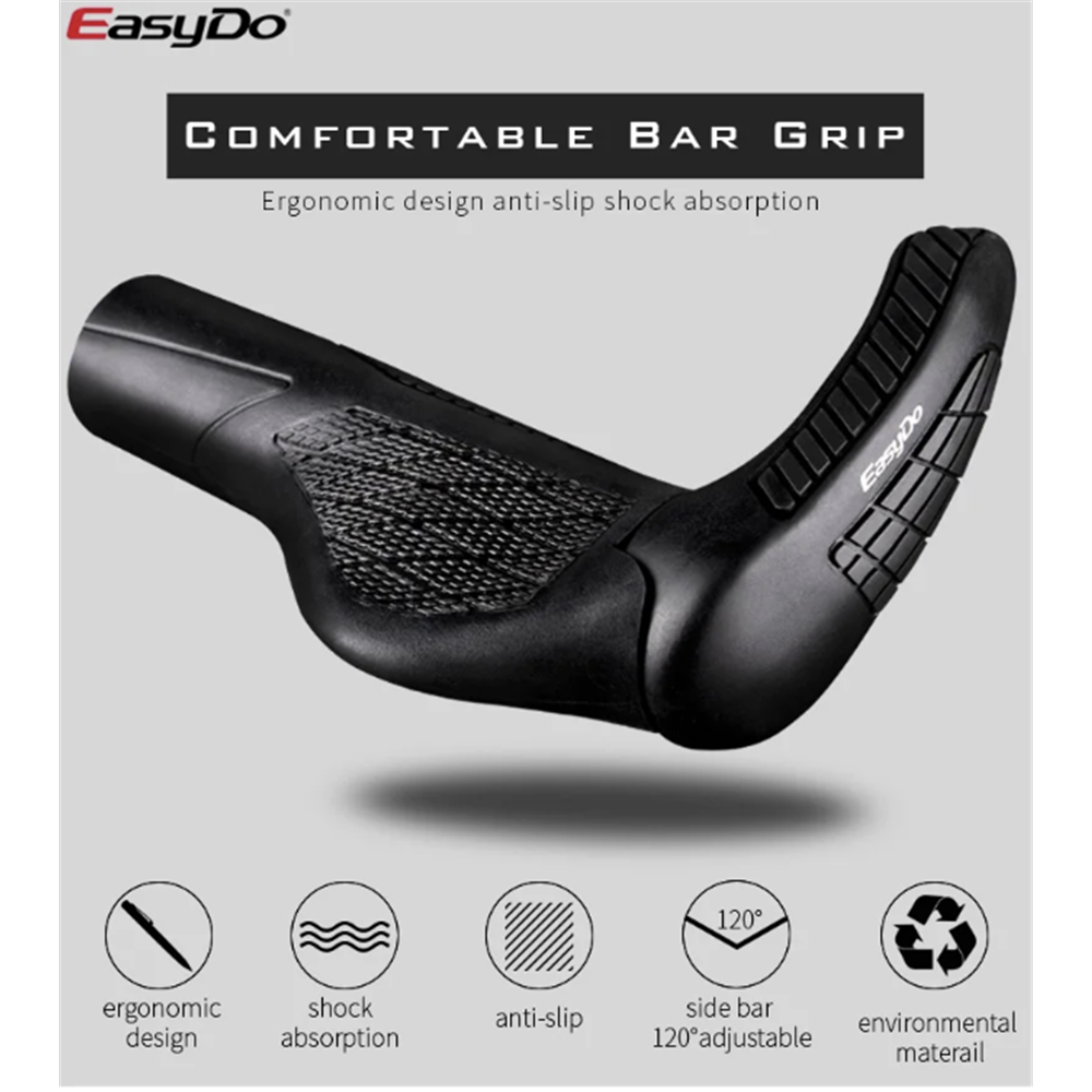 Easydo Lock On Ergo Grip Anti Slip & Shock-Absorbing