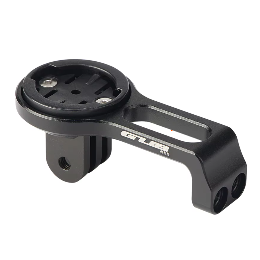GUB Aluminium Computer Holder& GoPro (Garmin, Wahoo/ Bryton / Cateye)