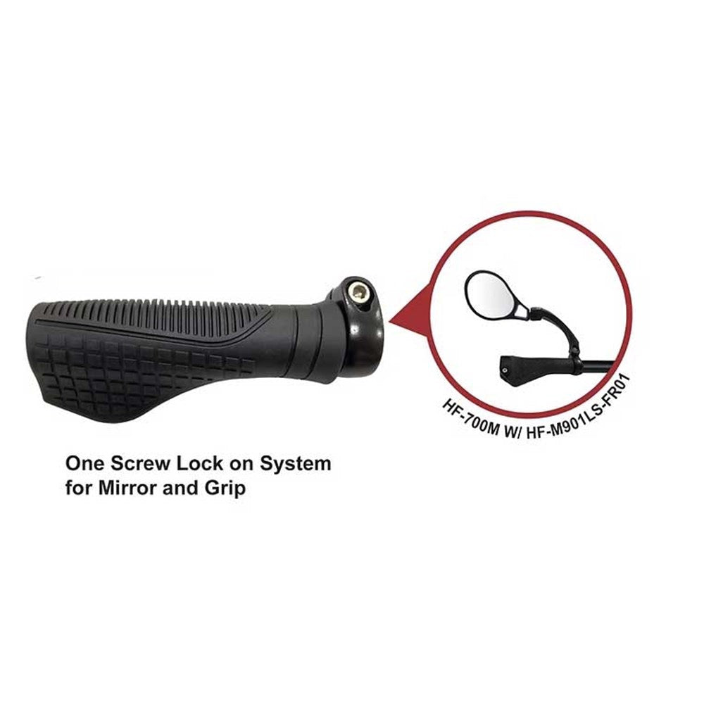HAFNY Ergo Grip HF-700M with One Screw Lock Ring (to add mirror separately)