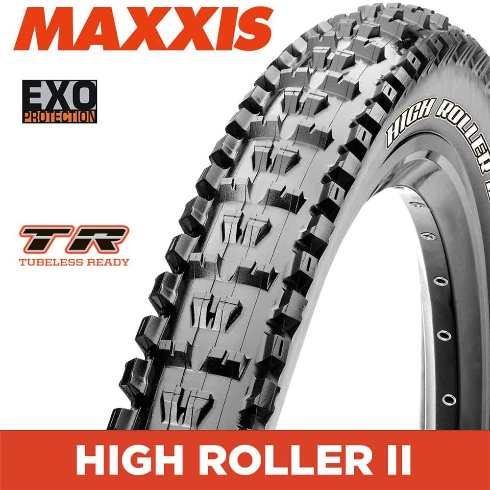 MAXXIS PLUS TIRE - HIGH ROLLER II - 27.5X2.80 - EXO / TR - Foldable 60 TPI E25