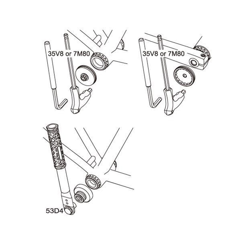 ICETOOLZ Crank Adaptor Shimano - 44mm-16T (Hollowtech II)