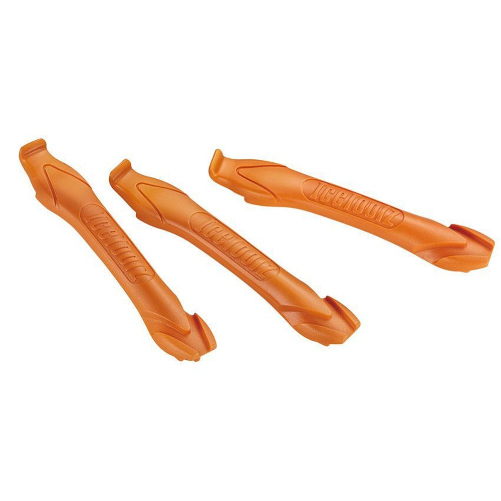 ICETOOLZ Tyre Levers - Plastic Set of 3 - Orange