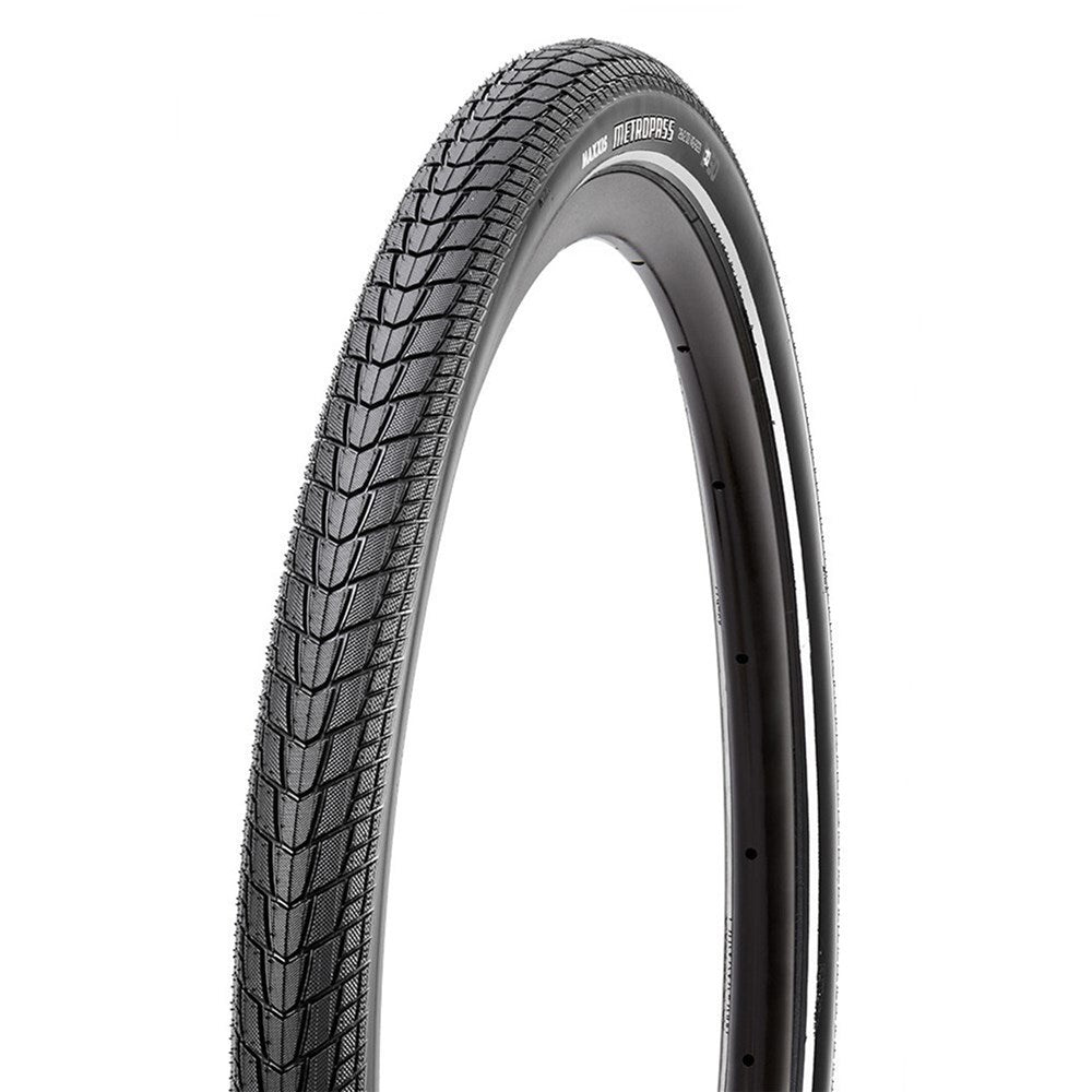 MAXXIS Metropass E-Trekking - 700x45 E-50 115kg Load Wirebead - Reflective Strip