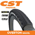 CST Tyre Overton - 700 x 45 - Folding 60 TPI - 571g -  Dual Compound - Tubeless Ready - CRD-01