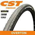CST Overton - 700 x 40 - Folding 60 TPI - 460g - Dual Compound -  Defender EPS - Tubeless - CRD-01