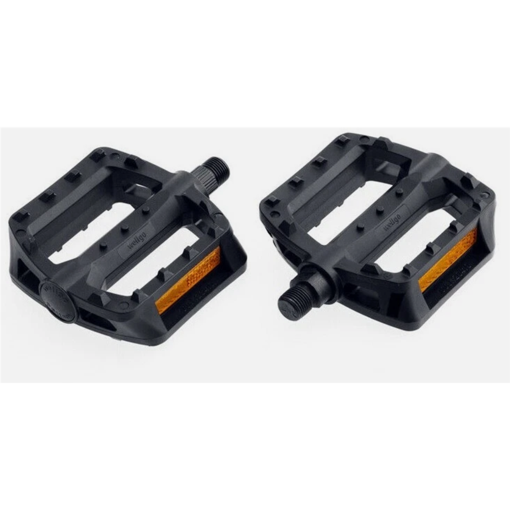 QBP Pedal Plastic Mtb Platform 1/2 X 1/8 Black
