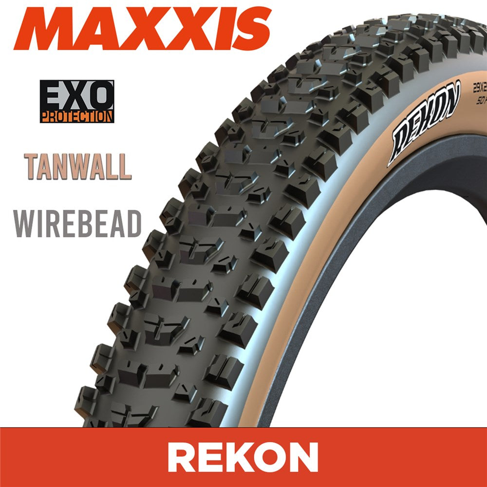 MAXXIS Mountain -  REKON  - 29X2.40 - EXO / Tanwall - Wire 60 TPI E25