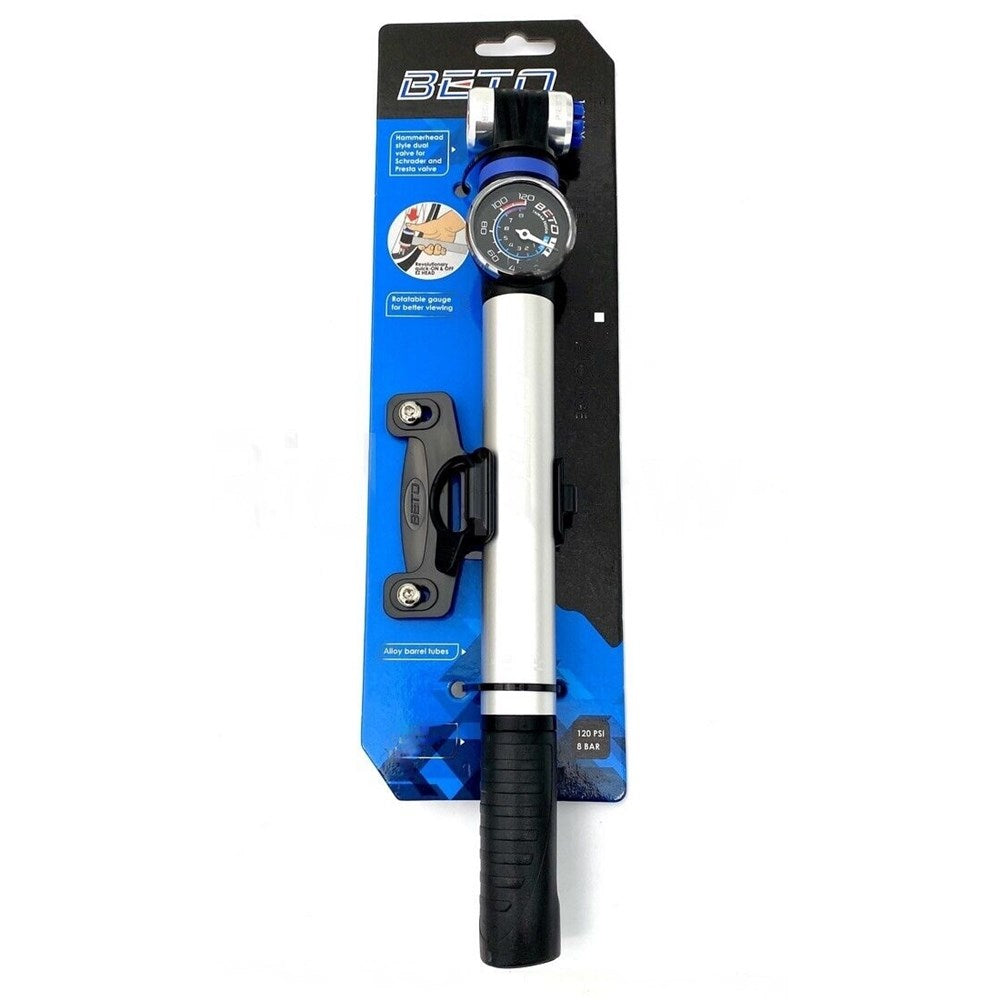 BETO  Alloy MTB Pump w/gauge
