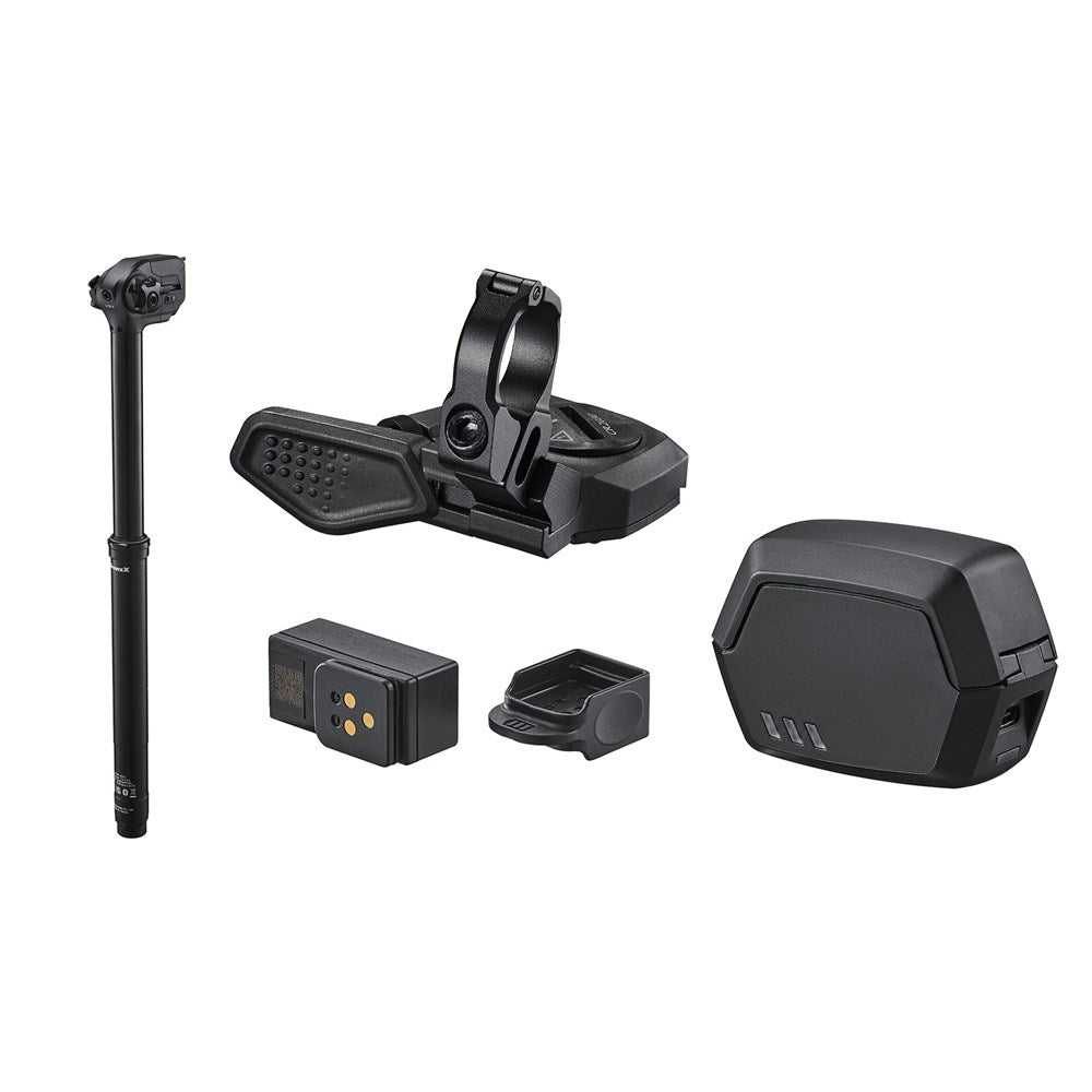 TRANZX Dropper Seatpost - Electronic Wireless - 150mm Travel - 30.9mm x 445mm - Includes Remote